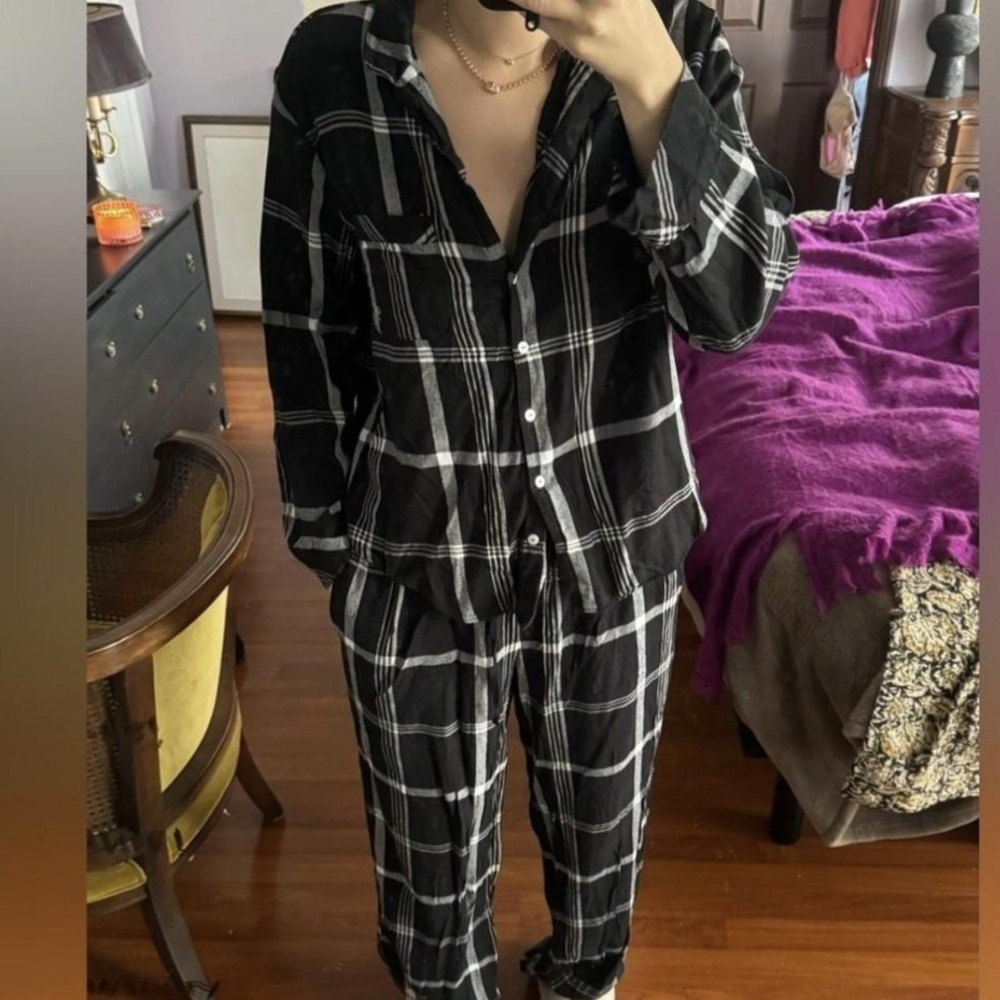 Victoria's Secret Plaid Pajama Set